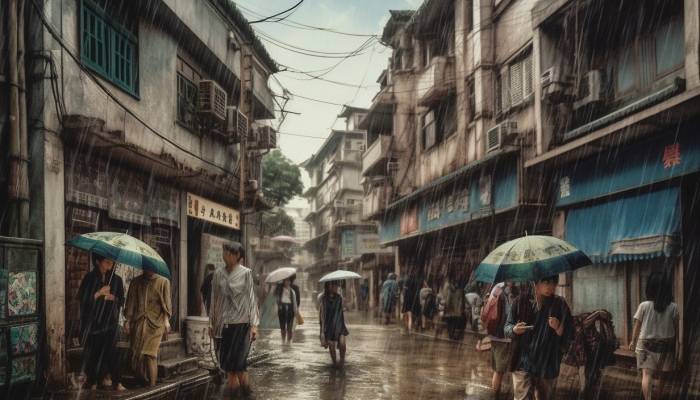 台风蓝色预警持续：“格美”中心已入江西，预计向北偏西方向移动