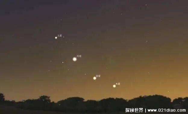 九星连珠多少年一次，据说6000年一次(下次在2049年出现)