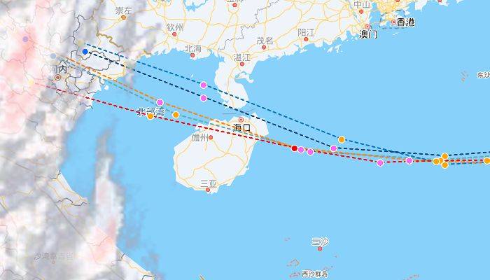 第11号狠角色台风“摩羯”逐步逼近我国：或将登陆海南东部到广东西部一带沿海